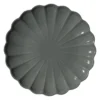 ASSIETTE PLATE CALISTA GRIS D27CM