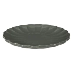 ASSIETTE PLATE CALISTA GRIS D27CM