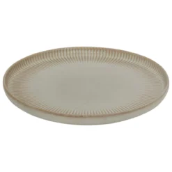 ASSIETTE PLATE CHLOE BEIGE 27CM