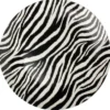 ASSIETTE PLATE PORCELAINE ZEBRE 26.8CM