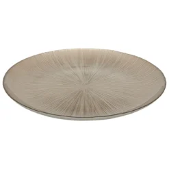 ASSIETTE PLATE PRESENTATION GLORIA CHAMPAGNE 33CM