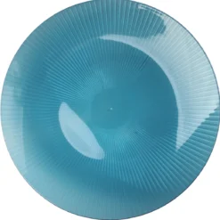 ASSIETTE PLATE RELIEF D.25CM BLEU