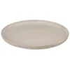ASSIETTE PLATE TERRE INCONNUE BEIGE D.27CM