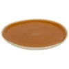 ASSIETTE PLATE WONJA OCRE 27CM