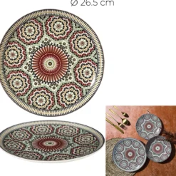 ASSIETTE PLATE ZAHRA D26.5CM