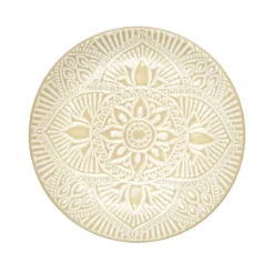 ASSIETTE SAHARA BEIGE D.19.5CM