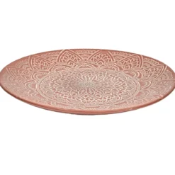 ASSIETTE SAHARA TERRACOTTA D.27CM