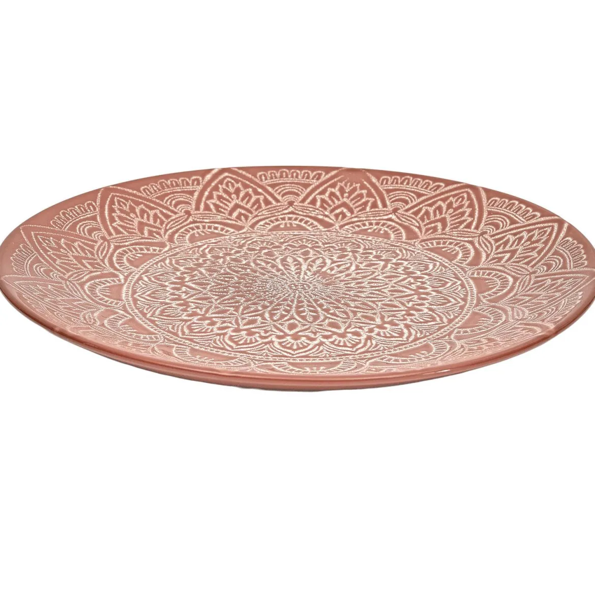 ASSIETTE SAHARA TERRACOTTA D.27CM