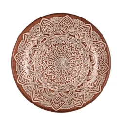 ASSIETTE SAHARA TERRACOTTA D.19.5CM