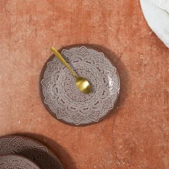 ASSIETTE SAHARA TERRACOTTA D.19.5CM