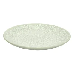 ASSIETTE SAHARA VERT D.19.5CM