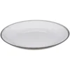 ASSIETTE SQUARE CHARBON 25CM