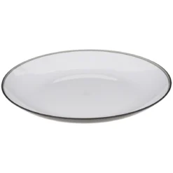 ASSIETTE SQUARE CHARBON 25CM