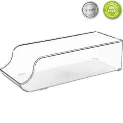 BAC DE RANGEMENT FRIGO 9 CANETTES 34X12CM