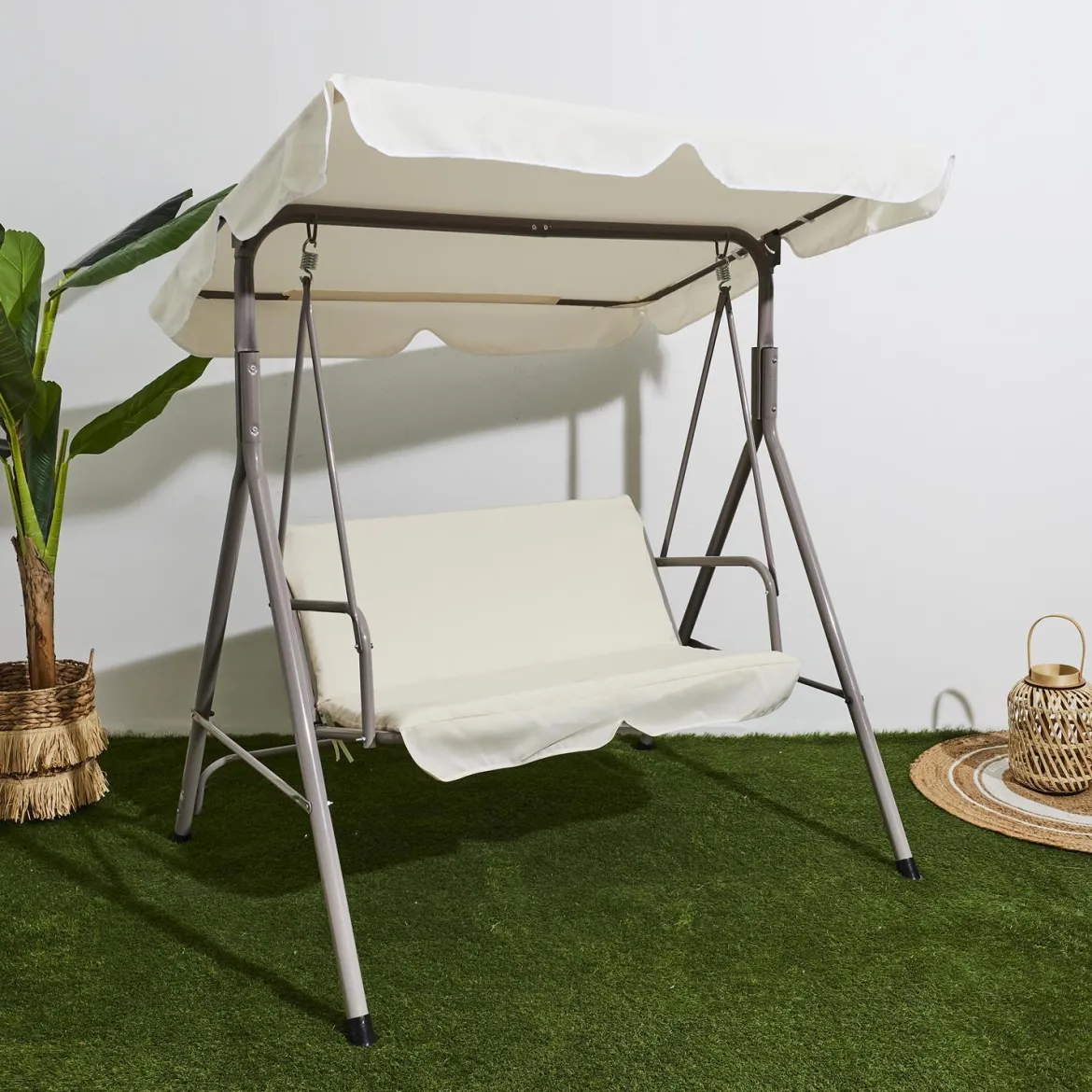 BALANCELLE SORIA BEIGE 140CM