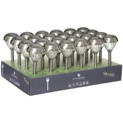 BALISE SOLAIRE INOX PLASTIQUE EGAN H.36CM