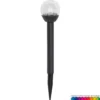 BALISE SOLAIRE VERRE LUMIERE MULTICOLORE H.32CM