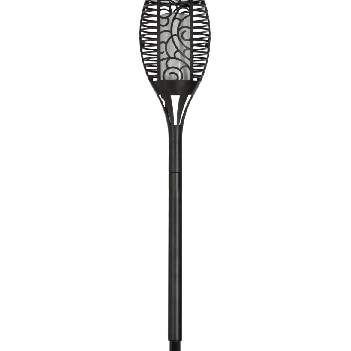 BALISE TORCHE SOLAIRE NOIR H.78CM