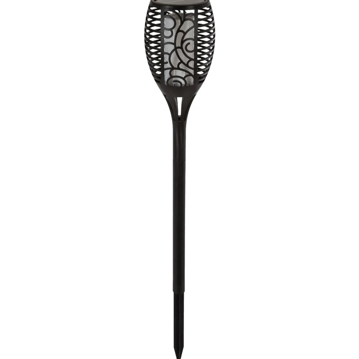 BALISE TORCHE SOLAIRE NOIR H.78CM