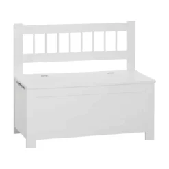 BANC UNI BLANC 74.5X34X64CM