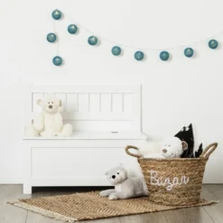 BANC UNI BLANC 74.5X34X64CM