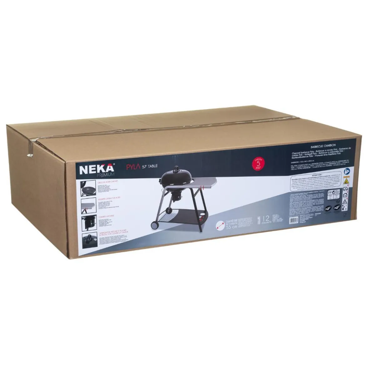 BARBECUE CHARBON NEKA PYLA 57CM