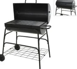 BARBECUE CYLINDRE A CHARBON D.39X100 HAUTEUR DE CUISSON 79CM