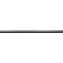 BAS PORTE ALUMINIUM ADHESIF VISSABLE BROSSE 1M ARGENT