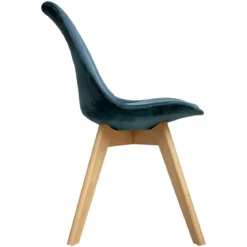 BAYA CHAISE VELOURS CANARD