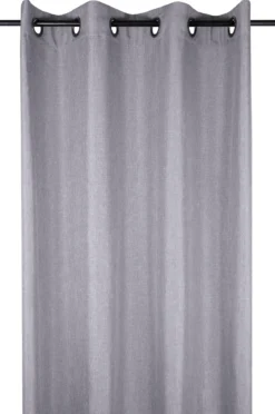 BEA RIDEAU OEILLETS 140X260CM GRIS