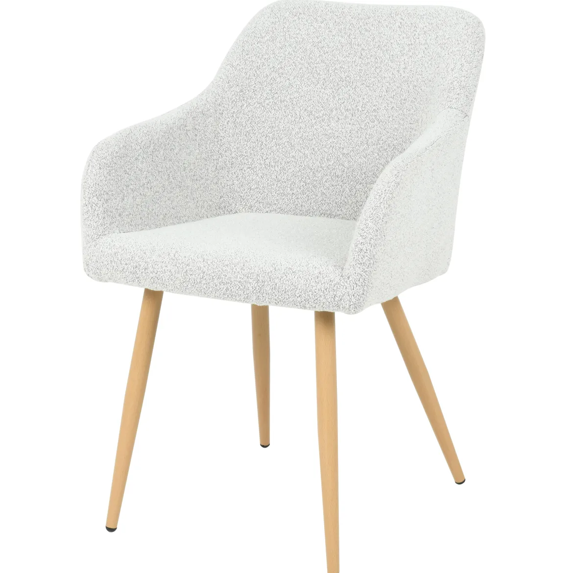 BETTY FAUTEUIL BOUCLETTE PIEDS HETRE