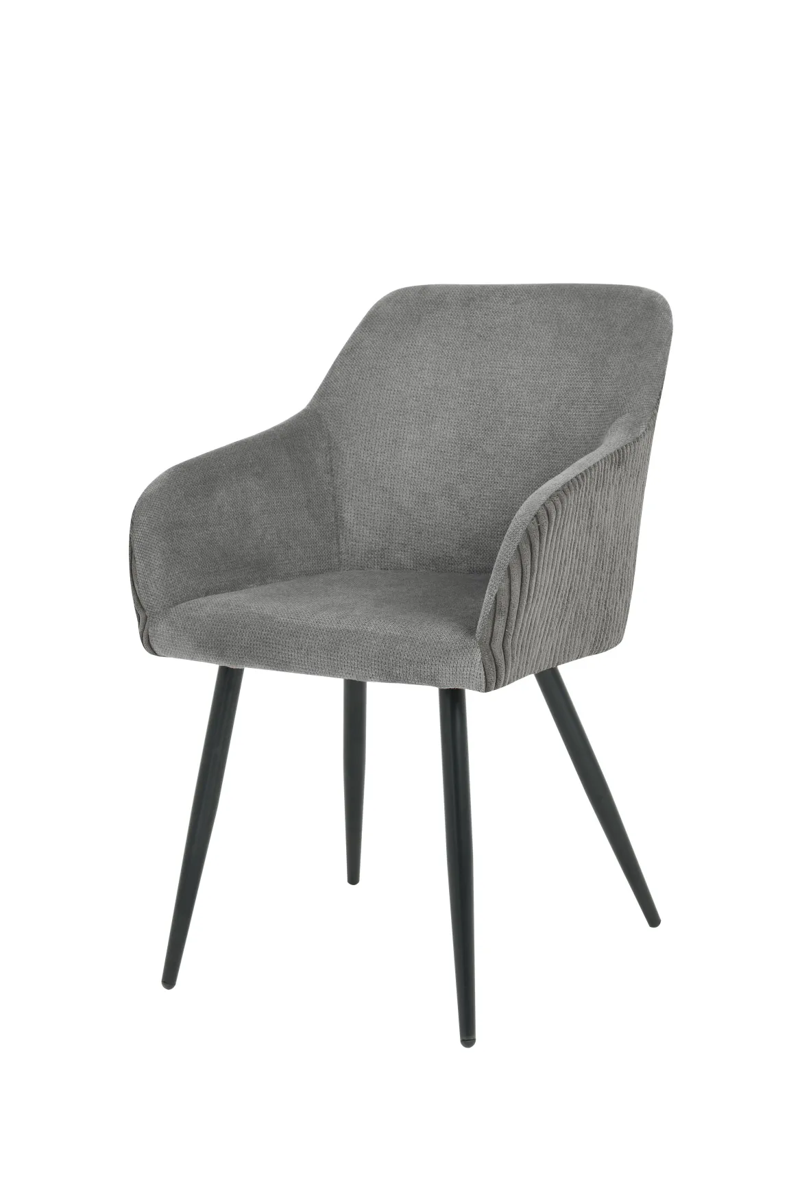 BETTY FAUTEUIL GRIS BI MATIERE
