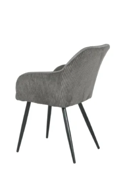 BETTY FAUTEUIL GRIS BI MATIERE