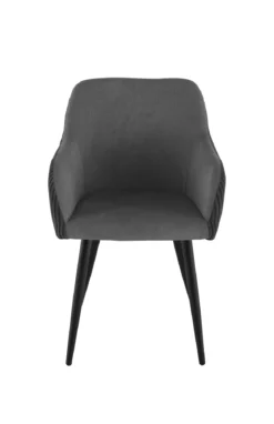BETTY FAUTEUIL NOIR BI MATIERE