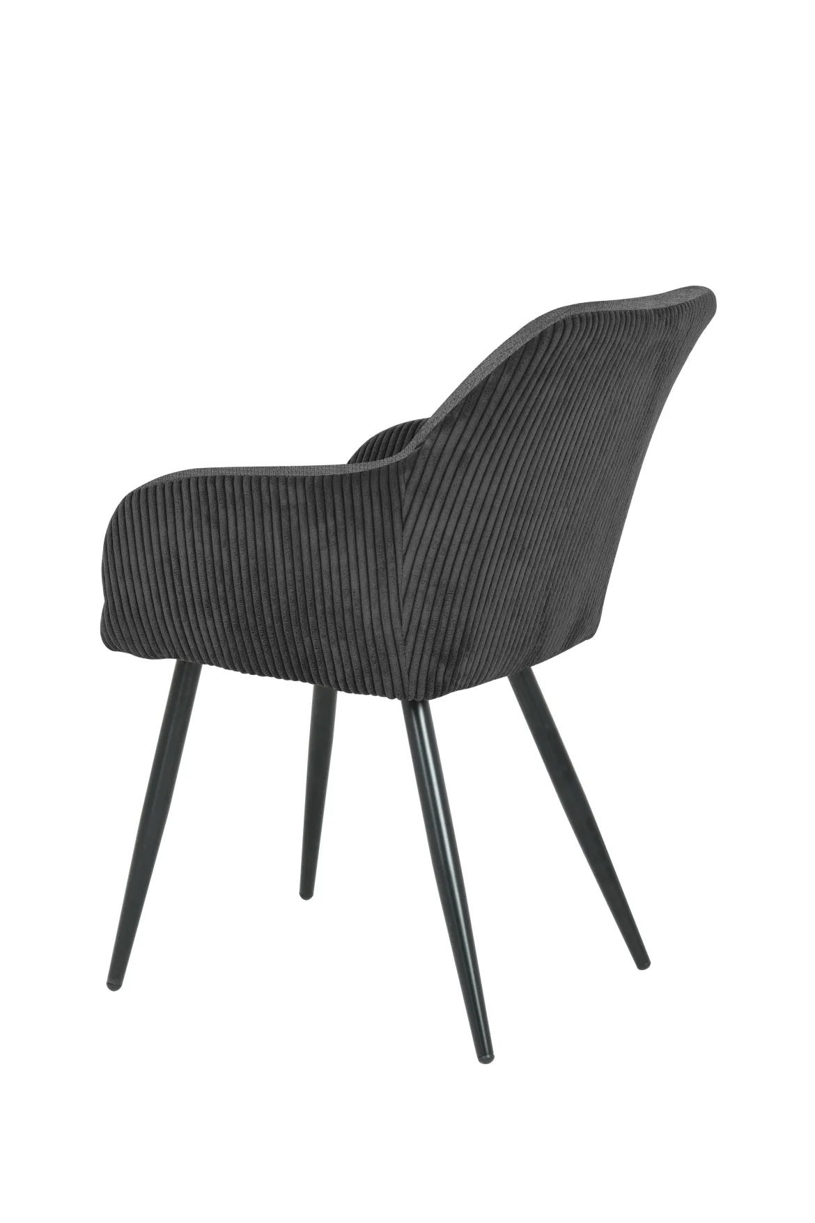 BETTY FAUTEUIL NOIR BI MATIERE