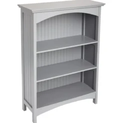BIBLIOTHEQUE 3 ETAGES GRIS IVO