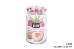 BOCAL CONFITURE EN VERRE 314ML