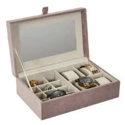 BOITE A BIJOUX ET MONTRES EN VELOURS
