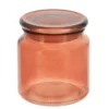 BOITE A COTON VERRE TERRE DE SIENNE 500ML