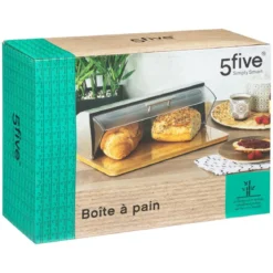 BOITE A PAIN INOX BASE BAMBOU