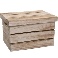 BOITE CAGETTE BOIS D.38X28X24CM