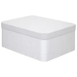 BOITE CARTON POLYBOX ARCHE BEIGE D.39.5X30X26CM