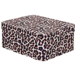 BOITE CARTON POLYBOX LEOPARD D.39.5X30X26CM
