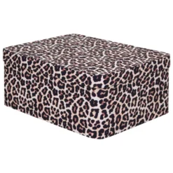 BOITE CARTON POLYBOX LEOPARD D.30.5X24X12.8CM