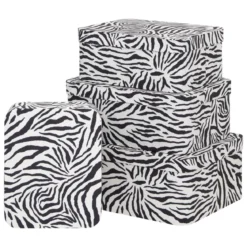 BOITE CARTON POLYBOX ZEBRA D.39.5X30X26CM