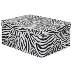 BOITE CARTON POLYBOX ZEBRA D.39.5X30X26CM