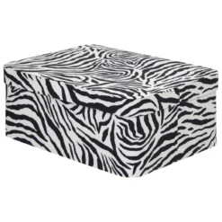 BOITE CARTON POLYBOX ZEBRA D.30.5X24X12.8CM