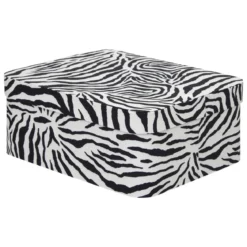 BOITE CARTON POLYBOX ZEBRA D.28X22X11.5CM