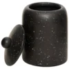 BOITE CERAMIQUE WONJ NOIR D.12CM