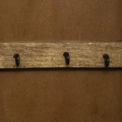 BOITE CLE BOIS SCUPTE D.28X16CM
